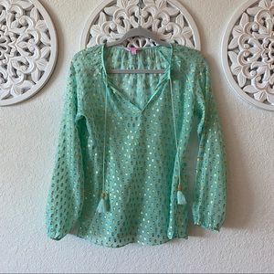 XS Lilly Pulitzer Elsa Top Blouse